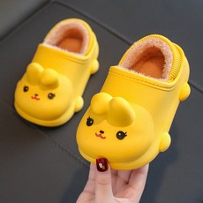 Woodpica 兔子造型刷絨拖鞋