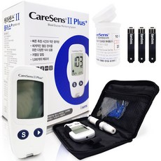 케어센스2플러스 당뇨체크 혈당측정기 시험지10매포함, 1개, 케어센스 기계