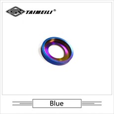 가스켓 TAIMEILI 나사 브레이크 클램프 티타늄 2 고정 M8 합금 M6 그루브, 10 개, blue, 10개