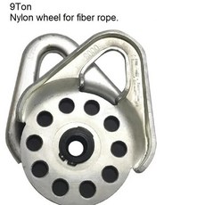 이동식 도르래 시브 스내치 블록 스플린트 차량 수리 트레일러 로프 윈치 후크 오프로드, 4. 9008-0002-04, 1개