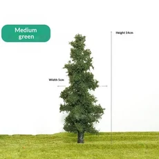 ♥14-21cm 미니어처 소나무 세트: 디오라마 기차 레이아웃 요정 정원 및 건축 경관 장식을 위한 사실적인, 04 A 14CM