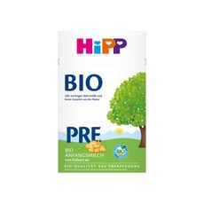 독일 내수용 HiPP 힙 PRE 프레 바이오 분유, 3개, 600g
