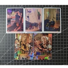適暢專營 影視經典收藏卡 教父三部曲 殺死比爾1 2 彩閃卡牌一套5張, 影視經典收藏卡 教父三部曲 殺