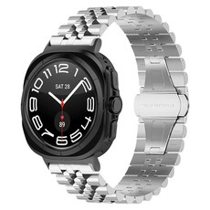 갤럭시워치8 클래식 쥬빌레 메탈 스트랩, 실버