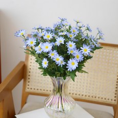 Haru Gonggan 仿真雛菊 2入, 藍色