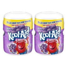 쿨에이드 포도 믹스 539그램 용기 (2팩) Kool-aid Grape Mix 19 Oz Container (2 Pack), 1개