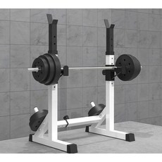 인클라인 벤치 복근 싯업 인클라인벤치 홈트 가정용 홈짐, 일체형 랙+50kg 바벨
