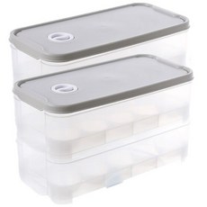 리빙초이스 2단 계란보관함, 그레이