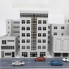 건물 프라모델 미니어처 빌딩 건축 장난감 건축 피규어, A모델(사이즈 사진참조)