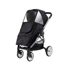 맘스포유 디럭스 유모차 시력보호 방풍커버, 1개, 디럭스 유모차 방풍커버-블랙