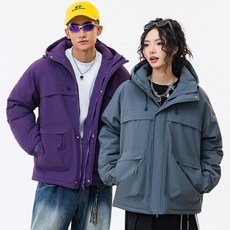 胺石墨烯戶外防風禦寒情侶款棉服外套