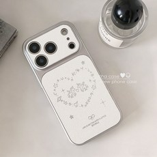爱心小马大视窗适用苹果17promax手机壳16银框15皮纹11全包13 14, 1件, 大视窗银框-银色-MHSSZ3957:苹果14PRO