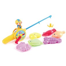 2세 소근육훈련 진동효과 고리걸기 뽀로로낚시대 세트 자매선물 유아장난감, 뽀로로, 1세트