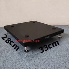 우퍼받침대 노이즈 필터 흡음 40x45 스펀지 음향기기 무광 회전 블랙 바퀴, D. S66 블랙 매트 스파이크 스타일 2833cm 피