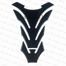 오토바이 카본 파이버 오일 가스 탱크 패드 탱크패드 데칼 보호 스티커 닌자, 1개, 3. A-NOLOGO