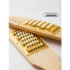 [옛날 감성 그대로] 무채써는기계 원목 채칼 야채절단기, 스테인리스 채칼 78홀