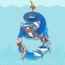 바닷속 먹이사슬 모빌 아동만들기, 합포장, 1개