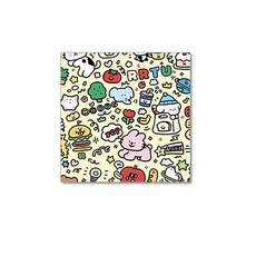 魔術包貓百貼布 包貓布 裹貓布 - 寵物美容護理好幫手, TU塗鴉款70*70, 1個