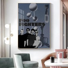 밴드 포스터 스티커 인쇄 방수 벽 예술 거실 침실 홈 장식, B. z1