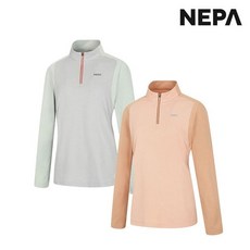 정품 네파 여성 봄 블럭형 긴팔 집업 티셔츠 (7J25403)