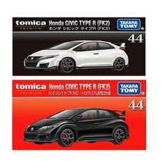 Tomica Premium 本田CIVIC TYPE R (FK2) 合金模型車，精緻收藏級模型，重現經典跑車風采, 初回+一般車, 2個