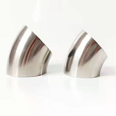 焊接工業汽車排氣管接頭配件, 1個, 不鏽鋼201#材料,89*1.5厚45度彎頭（1個）