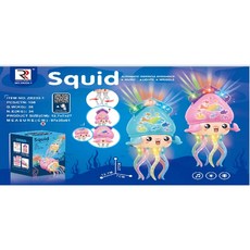 SQUID TOYS 電子跳舞章魚 燈光音樂 站立行走, 1個, 跳舞魷魚(自動避障)-顏色隨機