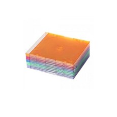 CD케이스 10P 컬러 슬림 케이스, 1개