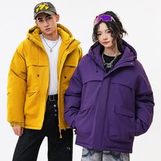 胺石墨烯戶外沖鋒登山棉服 - 保暖防風情侶款外套