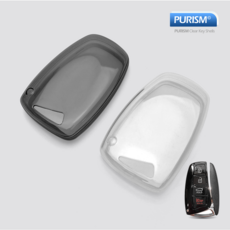 카슬라 퓨어리즘 투명 스마트키 키케이스 키홀더 [현대호환], HD_01, 클리어 화이트
