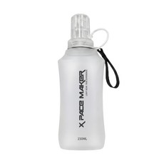 제로그램 소프트 물병 경량 워터보틀 러닝 마라톤 플라스크, 1개, 150ml, 화이트