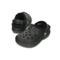 크록스 NC고잔 클래식 라인드 토들러 블랙 207009-060 보들보들 털 샌들