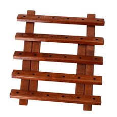 拾光優選好物 手工縫紉DIY收納架 30軸木質可折疊線架 縫紉工具法繡線架, 1個, 30軸線架