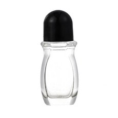 滾珠瓶 加厚精油滾珠瓶 小容量玻璃分裝瓶 香水瓶, 1件, 30ML-蓋子顏色隨機曲線瓶, 蓋子顏色隨機曲線瓶