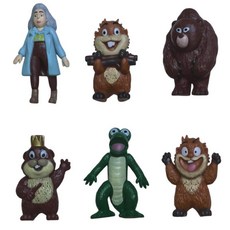 핫 애니메이션 호퍼스 비버 변신 플랜 액션 피규어 수집용 모델 인형 팬 생일 선물, 1개, 6. 6pcs