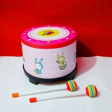 奧爾夫打擊樂器早教韓國地鼓，幼兒園兒童敲鼓，早教玩具教具, 韓國地鼓2件套, 1個