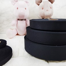 어나더리본 블랙 북골직 리본끈25mm~70mm 5마, 8mm, 1개