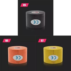 크기 운동 요법 테이프 스포츠 회복 스트래핑 체육관 방수 테니스 근육 통증 완화 붕대, 1개, 6. Mix-3pcs