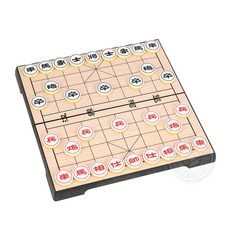 磁吸折疊中國象棋 磁鐵象棋 益智桌遊, 1個, 磁性中國象棋