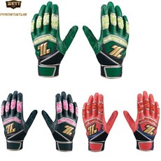 ZETT 打擊手套 限量款 大Z標誌 復古 BG14013B 棒球手套, 紅色(6464),L, 1個