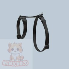 미니초코 고양이하네스이탈방지 하네스+리드줄 애견 산책 고양이 블랙