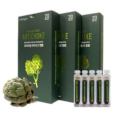 비엣고 베트남 프리미엄 골드 무설탕 아티초크앰플 3박스(60개입), 60개, 10ml