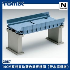 프라레일 치바도시모노레일 어반플라이어 0계 세트, L. 복선 직선형 블루빔 교량 상판시멘트 교각