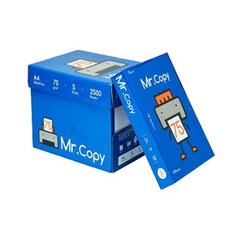 미스터카피 복사용지 A4 (75g) 1BOX 2500매