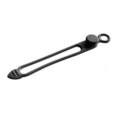 矽膠束線帶 耳機線收納固定繩 彈性集線器, 黑+灰+白+粉色, 無, 1個