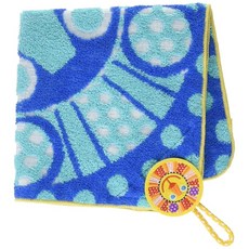 SASSY(사시) 부드러운 루프가 달린 타월 블루 34×34cm 자가드 직조 루프 포함 보육원·유치원용 거즈 거즈 손수건 아기 출산 축하 선물용 NZSA96014