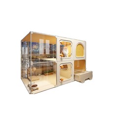 파노라마 고양이 케이지 고양이원룸, 3층 105x45x105 초대형