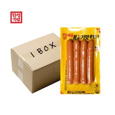 한성 매콤 불고기맛 후랑크 80g / 핫바 소세지, 22개