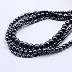 헤머타이트 라운드 원석 비즈 천연원석 비즈 목걸이 팔찌 만들기 재료