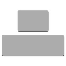 투데이리빙 2개 세트 빨아쓰는 규조토 발매트 모던 욕실 매트 대리석 화장실 미끄럼방지매트 주방 잡화 물흡수 발판, 그레이